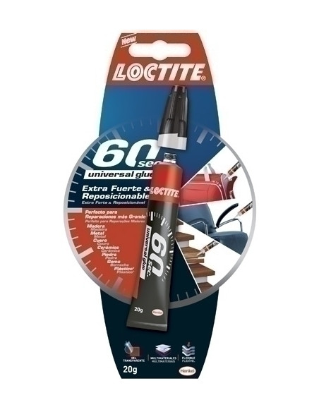 PEGAMENTO UNIVERSAL LOCTITE 60 SEGUNDOS 20g