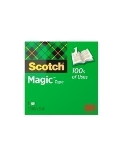 CINTA ADHESIVA SCOTCH MAGIC INVISIBLE rollo 33x12