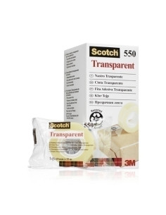 CINTA ADHESIVA SCOTCH 550 TRANSPARENTE rollo 33x19