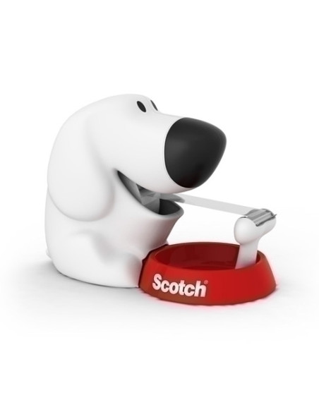 PORTARROLLOS SCOTCH DOG C31 con 1 ROLLO SCOTCH MAGIC 19x89