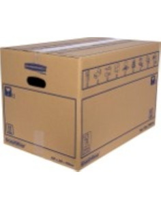 CAJA DE EMBALAR BANKERS BOX MUDANZA CARTON DOBLE TAMAÑO L 500x300x300 P10
