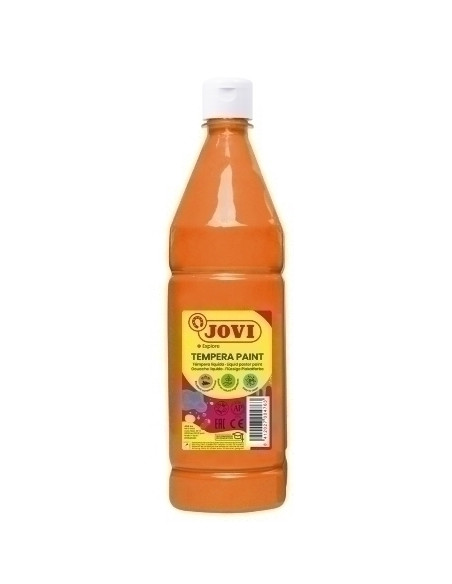 TEMPERA JOVI LIQUIDA 1000 ml botella NARANJA