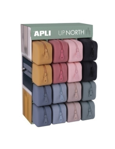 PORTATODO APLI UP NORTH SILICONA RECTANGULAR EXPOSITOR DE 16