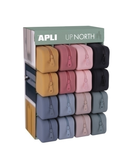 PORTATODO APLI UP NORTH SILICONA RECTANGULAR EXPOSITOR DE 16