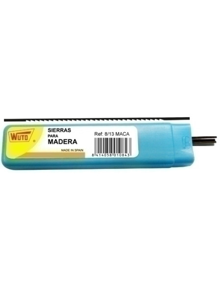PELOS de SIERRA MADERA 13 mm N 8 1 gruesa , 144 uds