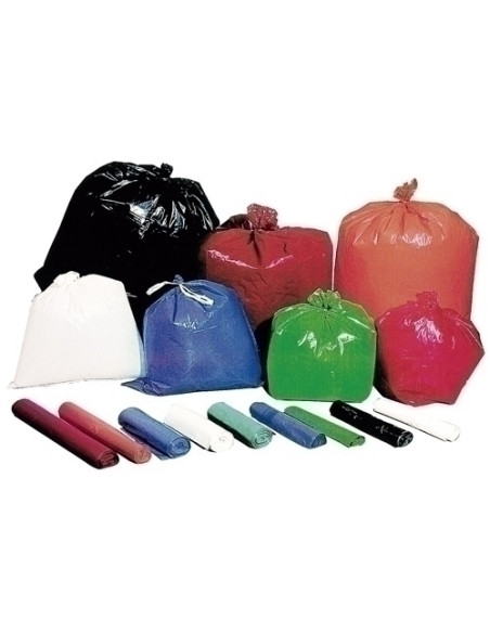 BOLSA de BASURA 85x105 cm AMARILLO ROLLO de 10 GALGA 80