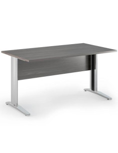ARTEXPORT MESA ESCRITORIO PRESTO 140 TABLERO DE 22MM RECTANGULAR CON BORDE LATERAL ANTIGOLPES FRASSINO TOSCANO