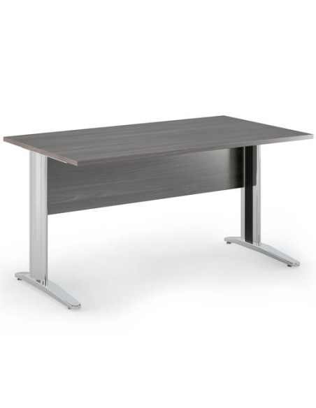 ARTEXPORT MESA ESCRITORIO PRESTO 140 TABLERO DE 22MM RECTANGULAR CON BORDE LATERAL ANTIGOLPES FRASSINO TOSCANO
