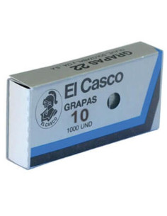 EL CASCO GRAPAS N10 GALVANIZADAS -CAJA DE 1000-