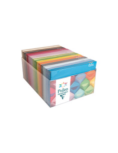 CAJA 15 PAQUETES SOBRES LISOS CLAIREFONTAINE COLORES 114x162