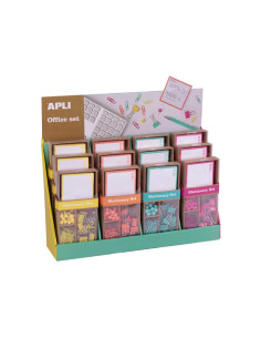 EXPOSITOR 12 SETS DE OFICINA APLI