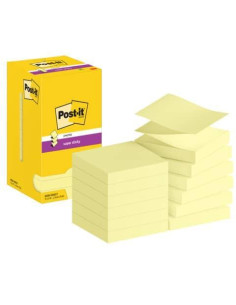 PACK 12 BLOC NOTAS POST-IT SUPER STICKY Z-NOTAS 76 x 76 mm