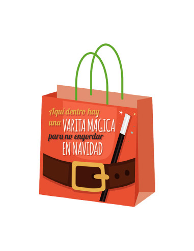 CAJA 25 BOLSAS DE NAVIDAD CELULOSA CON MENSAJE