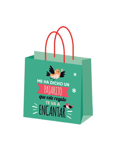 CAJA 25 BOLSAS DE NAVIDAD CELULOSA CON MENSAJE