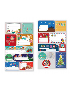 CAJA 24 BLÍSTER 30 ETIQUETAS ADHESIVAS REYES MAGOS