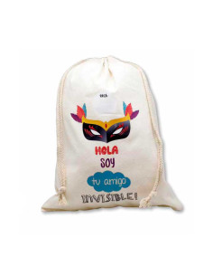 CAJA 12 SACOS PARA REGALOS AMIGO INVISIBLE 25x35cm