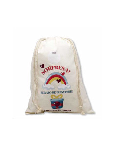 CAJA 12 SACOS PARA REGALOS AMIGO INVISIBLE 25x35cm 2