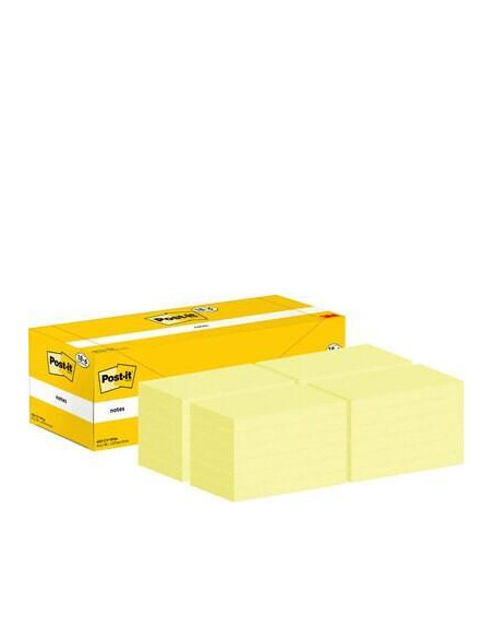 CAJA 186 BLOCS NOTAS REPOSICIONABLES POST-IT 76x127mm