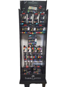 LAPICES de COLORES FABER-CASTELL BLACK EDITION EXPOSITOR de 44