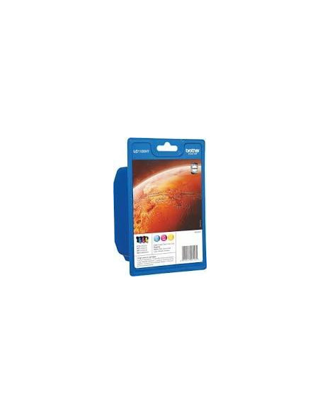 PACK 4 INKJET ORIGINAL BROTHER RAINBOW LC1100HYVALBP