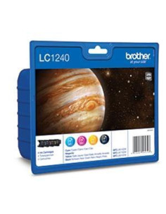 PACK 4 INKJET ORIGINAL BROTHER RAINBOW LC1240VALBP