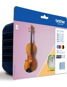 PACK 4 INKJET ORIGINAL BROTHER RAINBOW LC127XLVALBP