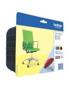 PACK 4 INKJET ORIGINAL BROTHER RAINBOW LC229XLVALBP
