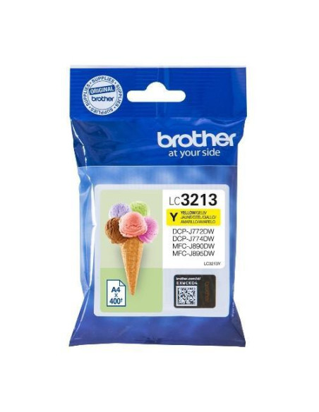 CARTUCHO INKJET BROTHER LC-3213Y AMARILLO J772DWDCP-J774DWMFC-J890DNJ890DWJ890DWNJ895DW400 PAG