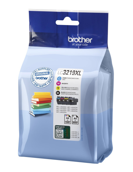 CARTUCHO INKJET BROTHER LC-3219XLVAL MFC-J5730DWJ6530DWJ6930DW PACK de 4 COLORES
