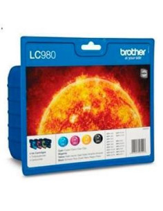 BROTHER TINTA BKCMY DCP-145C165C195C197C375CW - MFC-250C255CW290C295CN - PACK 4 COLORES