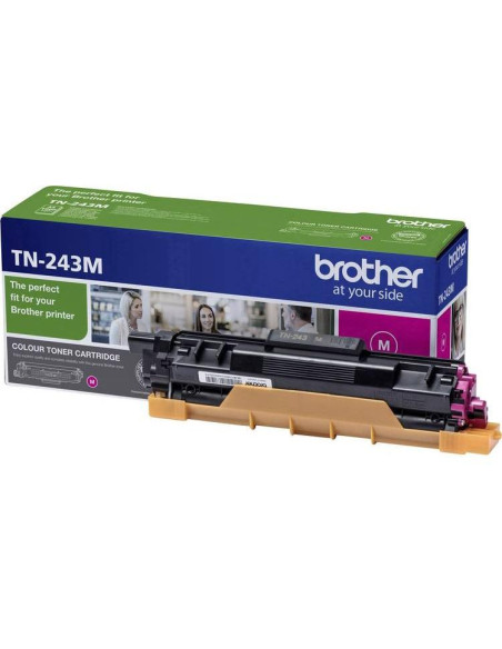 TONER BROTHER TN-243M  HLL3210CW3230CDW3270CDWDCPL3510CDW3550CDWMFCL3710CW3750CDW3770CDW MAGENTA 1000 PÁG