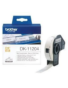 ROLLO 400 ETIQUETAS BROTHER DK11204 17 x 54 mm