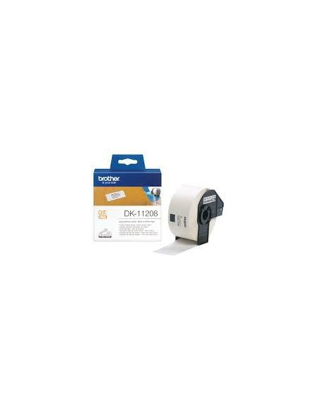 ROLLO 400 ETIQUETAS BROTHER DK11208 38mm x 90mm