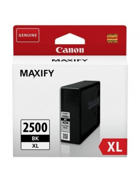 CARTUCHO INKJET CANON PGI-2500XLBK MAXIFY Ib4050iB4150MB5050MB5150MB5155MB5350MB5450MB5455 NEGRO 709 ML 9254B001AA