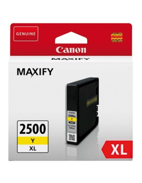 CARTUCHO INKJET CANON PGI-2500XLY MAXIFY Ib4050iB4150MB5050MB5150MB5155MB5350MB5450MB5455 AMARILLO 193 ML 9267B001AA