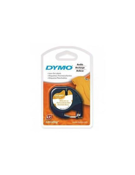 CINTA PARA ROPA DYMO LETRA TAG 12mm x 2m