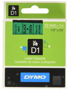 CINTA ROTULAR DYMO D1 12mm