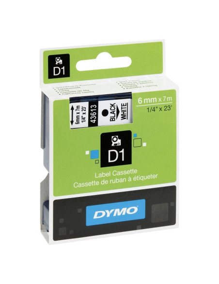CINTA ROTULAR DYMO D1 6mm