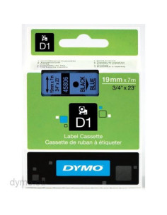 CINTA ROTULAR DYMO D1 19mm TEXTO NEGRO