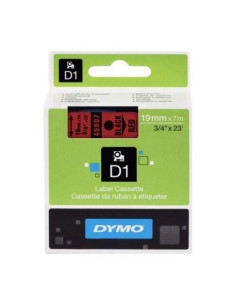 CINTA ROTULAR DYMO D1 19mm TEXTO NEGRO