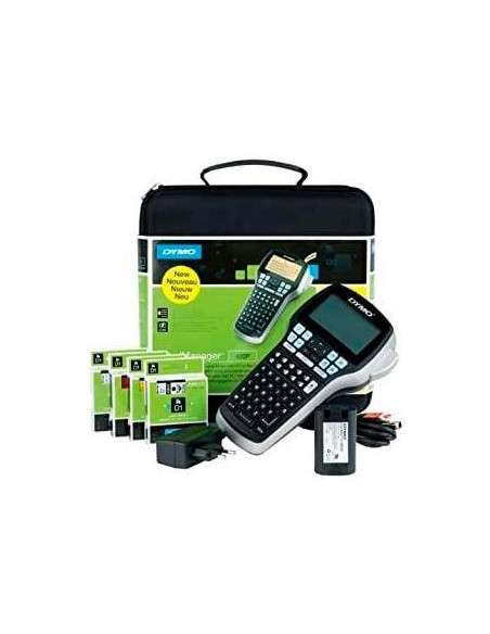 DYMO KIT MALETIN IMPRESORA DE ETIQUETAS LM 420P TECLADO ABC