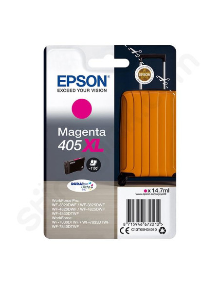 EPSON TINTA MAGENTA WORKFORCE PRO WF-3820DWF 3825DWF 4820DWF 4825DWF 4830DWF  WF-7830DTWF 7835DTWF 7840DTWF - 405XL