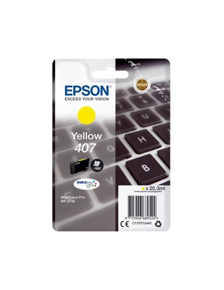EPSON TINTA AMARILLO WORKFORCE PRO 4745 SERIES - N 407