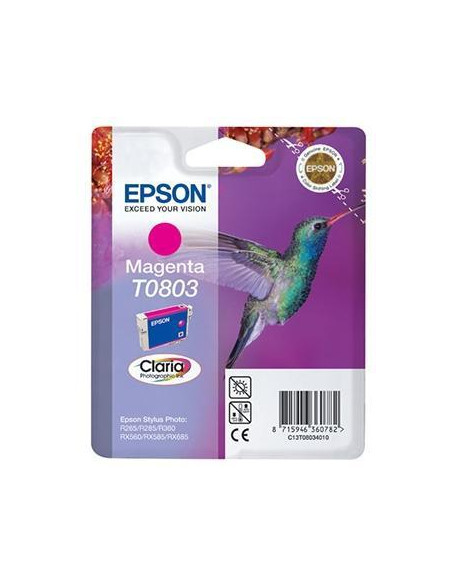 CARTUCHO INKJET EPSON T080340 STYLUS PHOTO R265285360 RX560585685 MAGENTA