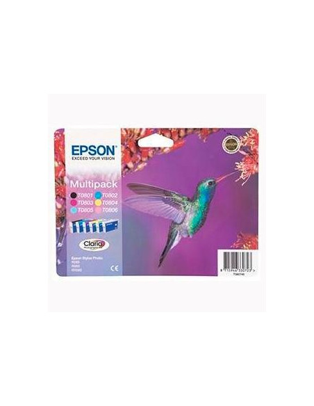 RAINBOW PACK INKJET EPSON ORIGINAL C13T0807