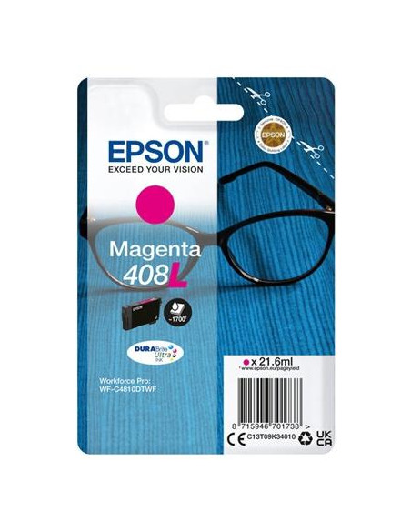 EPSON TINTA MAGENTA WF-C4810DTWF - N408L 408XL