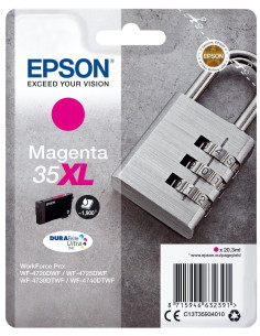 EPSON TINTA MAGENTA WORKFORCE PRO WF-4720DWF 4725DWF 4730DWF 4730DTWF 4740DTWF - N 35XL