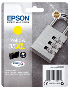 EPSON TINTA AMARILLO WORKFORCE PRO WF-4720DWF 4725DWF 4730DWF 4730DTWF 4740DTWF - N 35XL