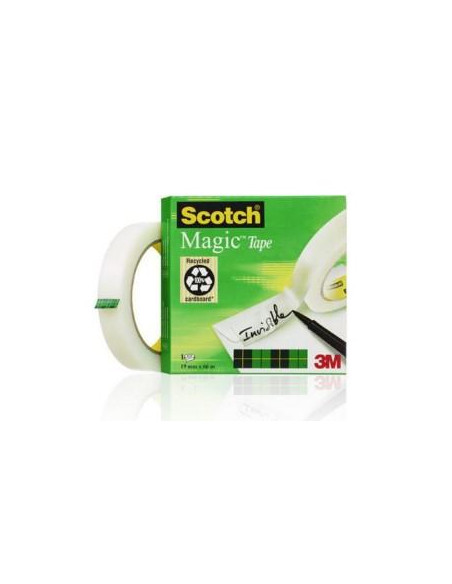 CINTA ADHESIVA INVISIBLE SCOTCH MAGIC 19 mm x 66 m