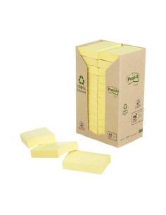 CAJA 24 BLOCS NOTAS POST-IT ECOLÓGICAS 38x51mm